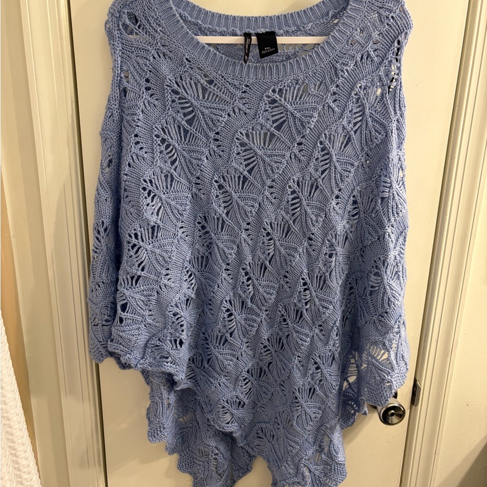 New Directions Light Blue Knit Sweater